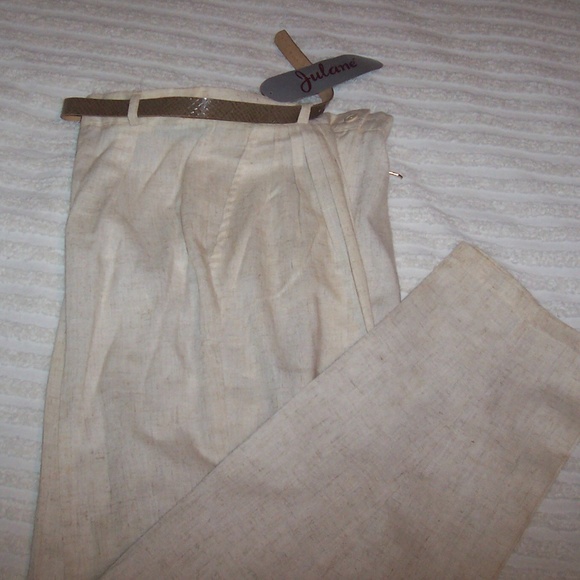 NWT Julane Pleated Womens  Pants Vintage - Picture 3 of 4